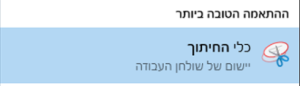 מדריך הסבר על כלי החיתוך